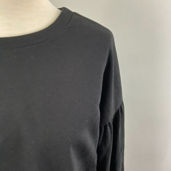 NWT ABOUND Black Crew Neck‎ Crop Sweater (S) - Picture 3 of 8